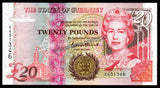 GUERNSEY 20 POUNDS - 2023 Vertical hologram UNC Bank Note N#357120