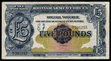 United Kingdom 5 Pounds - British Armed Forces 2nd series - 1948 XF Military Vouchers Note N# 212481 #UCN359