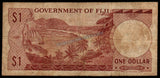 Fiji 1 Dollar - Elizabeth II - 1971 P# 65a Fine Bank Note N#224158 #UCN361
