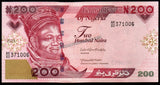 Nigeria 200 Naira - 2023 UNC Bank Note N#363725