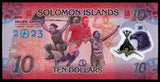 Solomon Islands 10 Dollars - 2023 UNC COMMEMORATIVE Polymer Banknote N#367517