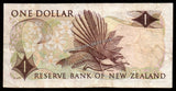 New Zealand 1 Dollar - Elizabeth II 1968-1975 P# 163b Fine Bank Note N#202557 #UCN376