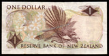 New Zealand 1 Dollar - 1975-1977 P# 163a Fine Bank Note N#202557 #UCN380