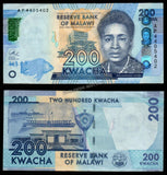 Malawi 200 Kwacha - 2016 XF+ Bank Note N#212279 #UCN384