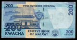 Malawi 200 Kwacha - 2016 XF+ Bank Note N#212279 #UCN384