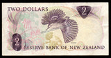 New Zealand 2 Dollars - Elizabeth II - (1975-1977) P# 164c Fine Bank Note N#202549 #UCN387