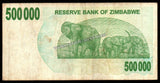 Zimbabwe 500 000 Dollars - 2007 P# 51 Fine Bank Note N#206241 #UCN395