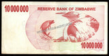 Zimbabwe 10 000 000 Dollars - 2008 P# 55a XF Bank Note N#207513 #UCN396
