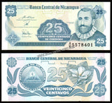 Nicaragua 25 Centavos - 1991 UNC Banknote N#202962