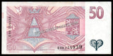 Czech Republic 50 Korun - 1997 P# 17c Bank Note N#203984 #UCN402