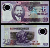 Mozambique 20 Meticais - 2011 P# 149a XF polymer Bank Note N#203481 #UCN404