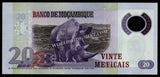 Mozambique 20 Meticais - 2011 P# 149a XF polymer Bank Note N#203481 #UCN404