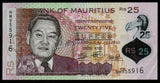 Mauritius 25 Rupees - 2021 P# 64 XF Polymer Bank Note N#203478 #UCN410