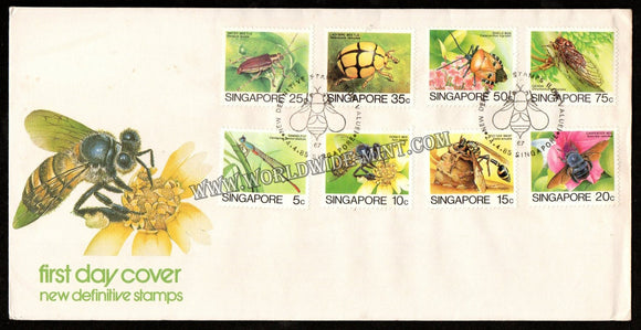 1985 Singapore Honey Bee FDC #FA416