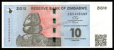 Zimbabwe 10 ZiG - 2024 P# 110 UNC Bank Note N#419115