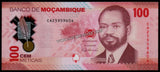 Mozambique 100 Meticais - 2024 UNC Polymer Bank Note N#422177