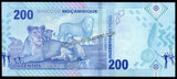 Mozambique 200 Meticais - 2024 UNC Bank Note N#425341