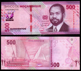 Mozambique 500 Meticais - 2024 UNC Bank Note N#425343 #CN1363