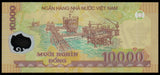 Vietnam 10 000 Đồng - 2017 P# 119 XF+ Polymer Note N#203627 #UCN433