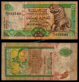 Sri Lanka 10 Rupees - 1991 P#102a Fine Bank Note N#203636 #UCN436