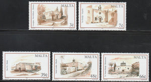 2004 Malta Chapels Set of 5 MNH #FOR-442