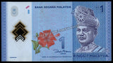 Malaysia 1 Ringgit - 2011 P#51a XF+ Polymer Bank Note N#202971 #UCN452