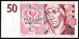 Czech Republic 50 Korun - 1997 P# 17c Bank Note N#203984 #UCN455