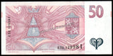 Czech Republic 50 Korun - 1997 P# 17c Bank Note N#203984 #UCN455