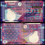 Hong Kong 10 Dollars - 2002 P#400a (Paper Issue) UNC Banknote N#202838 #UCN464