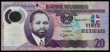 Mozambique 20 Meticais - 2011 P# 149a XF polymer Bank Note N#203481 #UCN469