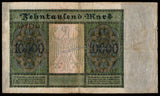 Germany 10000 Mark  - 1922 P# 70 Fine Bank Note N#208634 #UCN473