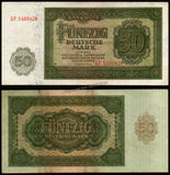 Germany 50 Deutsche Mark - 1948 P#14b XF+ Bank Note N#204568 #UCN477