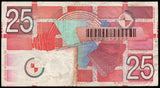 Netherlands 25 Gulden - 1989 P# 100 XF Bank Note N#205426 #UCN482
