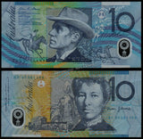 Australia 10 Dollars - 2007 P# 58d XF+ Polymer Bank Note N#202857 #UCN483