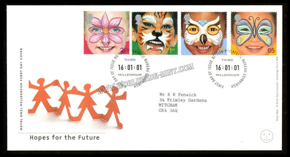 2000 UK Hopes For Future FDC #FA485