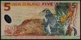 New Zealand 5 Dollars - 2006 P# 185b XF Polymer Bank Note N#205266 #UCN485