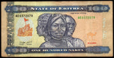 Eritrea 100 Nakfa - 2004 P# 8 XF Bank Note N#204536 #UCN489