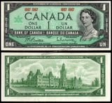 Canada 1 Dollar - 1967 P# 84 AUNC Commemorative Bank Note N#201714 #UCN490