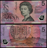 Australia 5 Dollars - 1998 P# 51c XF+ Polymer Bank Note N#202731 #UCN492