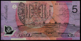 Australia 5 Dollars - 1998 P# 51c XF+ Polymer Bank Note N#202731 #UCN492