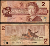 Canada 2 Dollar - 1986 P# 94a Fine Bank Note N#201910 #UCN495