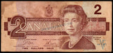 Canada 2 Dollar - 1986 P# 94a Fine Bank Note N#201910 #UCN495