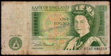 England 1 Pound (Elizabeth II Sir Isaac Newton) - 1978-1984 P# 377b Fine Bank Note N#202356 #UCN498