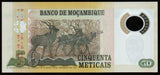 Mozambique 50 Meticais 2017 UNC Polymer Banknote N#205256