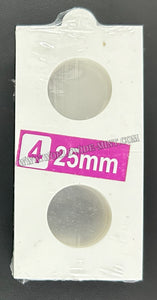 2 X 2 Coin Holder - Imported Cardboard - Size: 4 – 25 mm Pack of 50 pcs