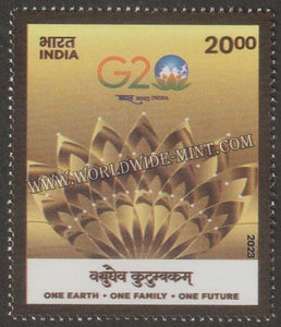 2023 INDIA G20 Leaders' Summit, New Delhi 2023 - Logo MNH