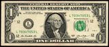 United States 1 Dollar - 2013 P# 537 XF+ Bank Note N#201805 #UCN502