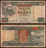 Hong Kong 20 Dollars - 1995 P# 201b Fine Bank Note N#202994 #UCN505