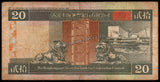 Hong Kong 20 Dollars - 1995 P# 201b Fine Bank Note N#202994 #UCN505
