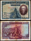 Spain 25 Pesetas - 1928 P# 74c XF Bank Note N#204689 #UCN508
